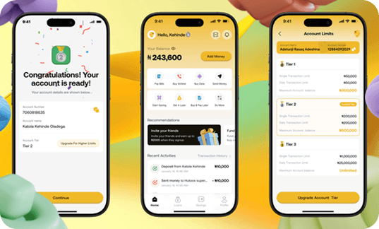 Fintech banking app