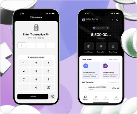 Mobile banking app